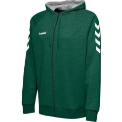 Hummel HMLGO COTTON ZIP HOODIE 204230 14 Hummel HMLGO COTTON ZIP HOODIE 204230 -Hummel Verkäufe Hummel HMLGO COTTON ZIP HOODIE 204230 Farbe EVERGREEN