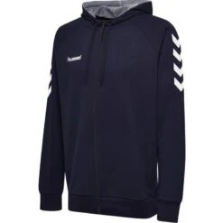 Hummel HMLGO COTTON ZIP HOODIE 204230 18 Hummel HMLGO COTTON ZIP HOODIE 204230 -Hummel Verkäufe Hummel HMLGO COTTON ZIP HOODIE 204230 Farbe MARINE
