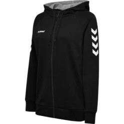 Hummel HMLGO COTTON ZIP HOODIE WOMAN 204232 27 Hummel HMLGO COTTON ZIP HOODIE WOMAN 204232 -Hummel Verkäufe Hummel HMLGO COTTON ZIP HOODIE WOMAN 204232 Farbe BLACK