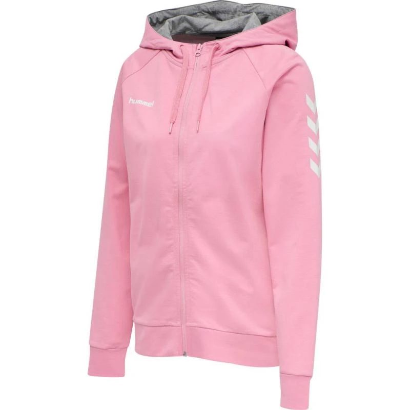 Hummel HMLGO COTTON ZIP HOODIE WOMAN 204232 2 Hummel HMLGO COTTON ZIP HOODIE WOMAN 204232 – Bild 2