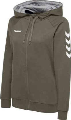 Hummel HMLGO COTTON ZIP HOODIE WOMAN 204232 18 Hummel HMLGO COTTON ZIP HOODIE WOMAN 204232 -Hummel Verkäufe Hummel HMLGO COTTON ZIP HOODIE WOMAN 204232 Farbe GRAPE LEAF