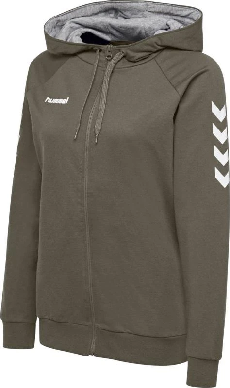 Hummel HMLGO COTTON ZIP HOODIE WOMAN 204232 5 Hummel HMLGO COTTON ZIP HOODIE WOMAN 204232 – Bild 5