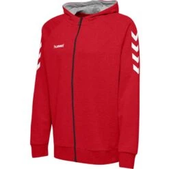 Hummel HMLGO KIDS COTTON ZIP HOODIE 204231 25 Hummel HMLGO KIDS COTTON ZIP HOODIE 204231 -Hummel Verkäufe Hummel HMLGO KIDS COTTON ZIP HOODIE 204231 Farbe TRUE RED