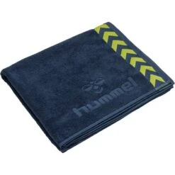 Hummel Handtuch HUMMEL LARGE TOWEL -Hummel Verkäufe Hummel Handtuch HUMMEL LARGE TOWEL Farbe DARK DENIM LIME PUNCH