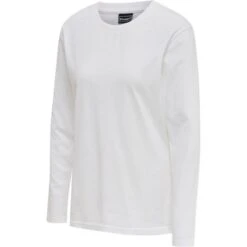 HummelRed Classic Basic Sweatshirt Damen 215127 -Hummel Verkäufe HummelRed Classic Basic Sweatshirt Damen 215127 Farbe WHITE