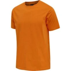 HummelRed Classic Basic T-Shirt S/S Herren 215119 -Hummel Verkäufe HummelRed Classic Basic T Shirt S S Herren 215119 Farbe ORANGE TIGER