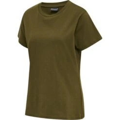 HummelRed Classic Heavy T-Shirt S/S Damen 215124 -Hummel Verkäufe HummelRed Classic Heavy T Shirt S S Damen 215124 Farbe DARK OLIVE