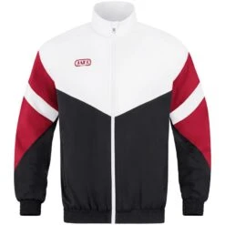 Jako Freizeitjacke Retro 9811 -Hummel Verkäufe Jako Freizeitjacke Retro 9811 Farbe schwarz weiss rot