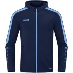 Jako Kapuzenjacke Power 6823 -Hummel Verkäufe Jako Kapuzenjacke Power 6823 Farbe marine skyblue