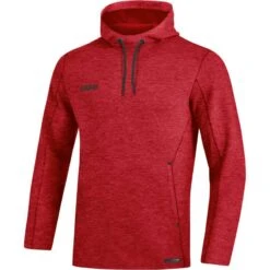 Jako Kapuzensweat Premium Basics 6729 -Hummel Verkäufe Jako Kapuzensweat Premium Basics 6729 Farbe rot meliert