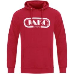 Jako Kapuzensweat Retro 6711 -Hummel Verkäufe Jako Kapuzensweat Retro 6711 Farbe rot