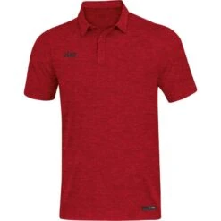 Jako Polo Premium Basics 6329 -Hummel Verkäufe Jako Polo Premium Basics 6329 Farbe rot meliert