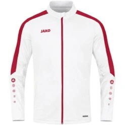 Jako Polyesterjacke Power 9323 -Hummel Verkäufe Jako Polyesterjacke Power 9323 Farbe weiss rot