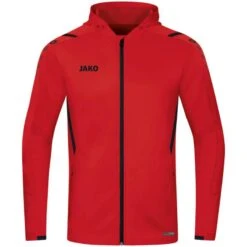 Jako Trainingsjacke Challenge Mit Kapuze 6821 -Hummel Verkäufe Jako Trainingsjacke Challenge mit Kapuze 6821 Farbe rot schwarz