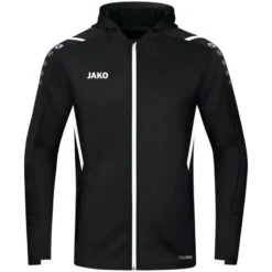 Jako Trainingsjacke Challenge Mit Kapuze 6821 -Hummel Verkäufe Jako Trainingsjacke Challenge mit Kapuze 6821 Farbe schwarz weiss