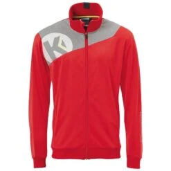Kempa CORE 2.0 POLY JACKE -Hummel Verkäufe Kempa CORE 20 POLY JACKE Farbe rot dark grau melange