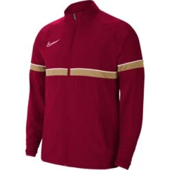 Nike Academy 21 Präsentationsjacke Kinder CW6121 -Hummel Verkäufe Nike Youth DF ACD21 TRK JKT W CW6121 Farbe TEAM RED WHITE JERSEY GOLD WHITE