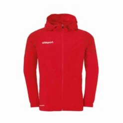 Uhlsport GOAL 25 EVO WOVEN Kapuzenjacke -Hummel Verkäufe Uhlsport GOAL 25 EVO WOVEN Kapuzenjacke Farbe rot weiss