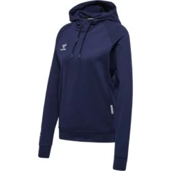 Hummel Move Grid Baumwoll Hoody Damen 214787 -Hummel Verkäufe hummel Move Grid Baumwoll Hoody Damen 214787 Farbe MARINE