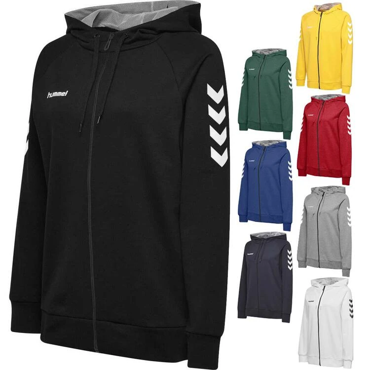 Hummel HMLGO COTTON ZIP HOODIE WOMAN 204232 1 Hummel HMLGO COTTON ZIP HOODIE WOMAN 204232