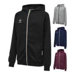 Hummel Move Grid Baumwoll Kapuzenjacke Kinder 215008