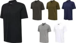 HummelRed Classic Stretch Polo Herren 215116