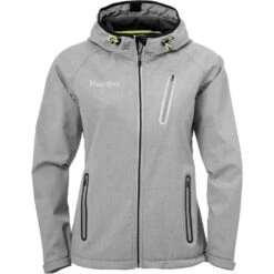 Kempa CORE 2.0 SOFTSHELL JACKE WOMEN Dark Grau Melange 200325506